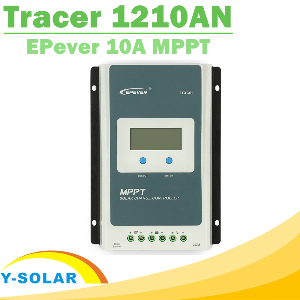 EPsolar MPPT Tracer 1210AN Solar Controller 10A 12V 24V LCD Solar Panel Charge Controller Battery Regulator for Max 100V Input EPsolar MPPT Tracer 1210AN Solar Controller 10A 12V 24V LCD Solar Panel Charge Controller Battery Regulator for Max 100V Input