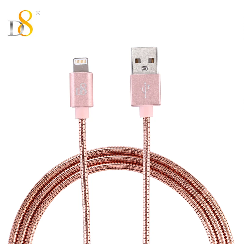 D8 Mfi Certified 1m Lightning Cable For IPhone XS MAX XR X 10 8 7 Data