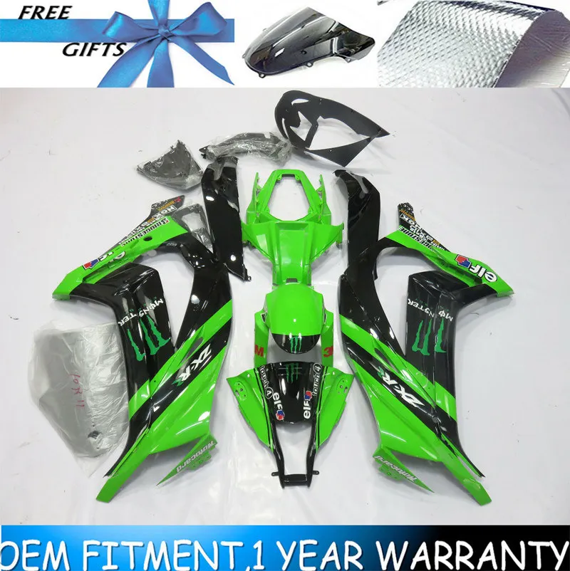 ZXMT мотоцикл обтекатель комплект кузов подходит для Kawasaki ninja ZX10R 2011- 12 13 14 ABS впрыска УФ светильник технология отверждения