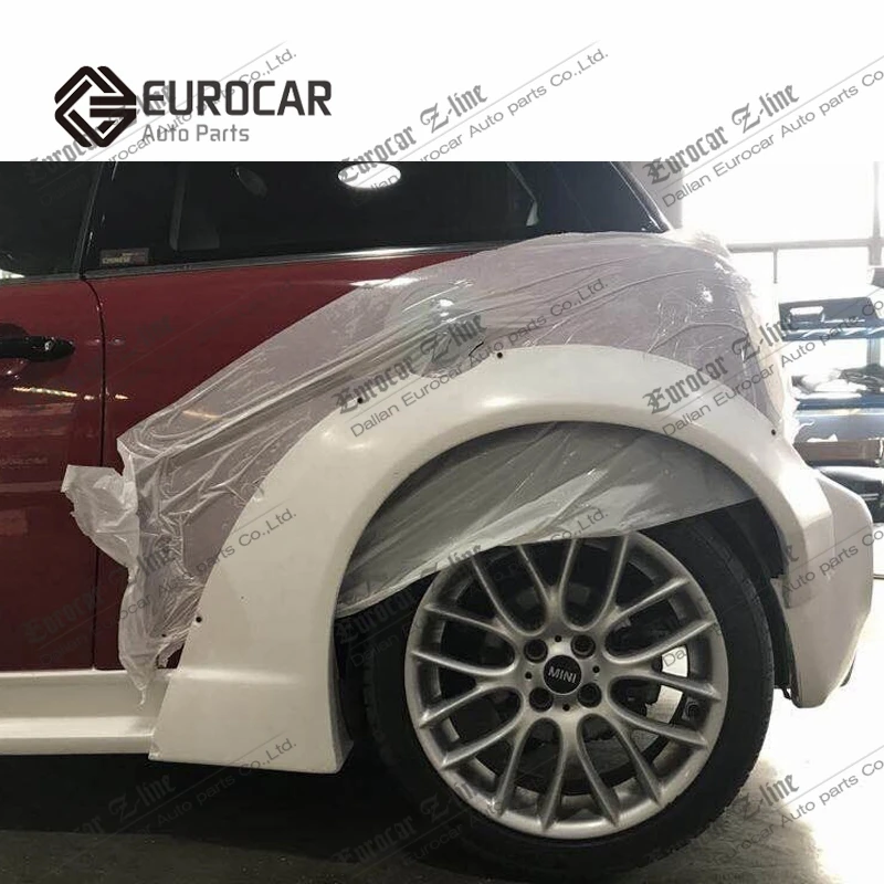 FRP mini cooper r56 обновленный LB Рабочий комплект кузова 07-15y