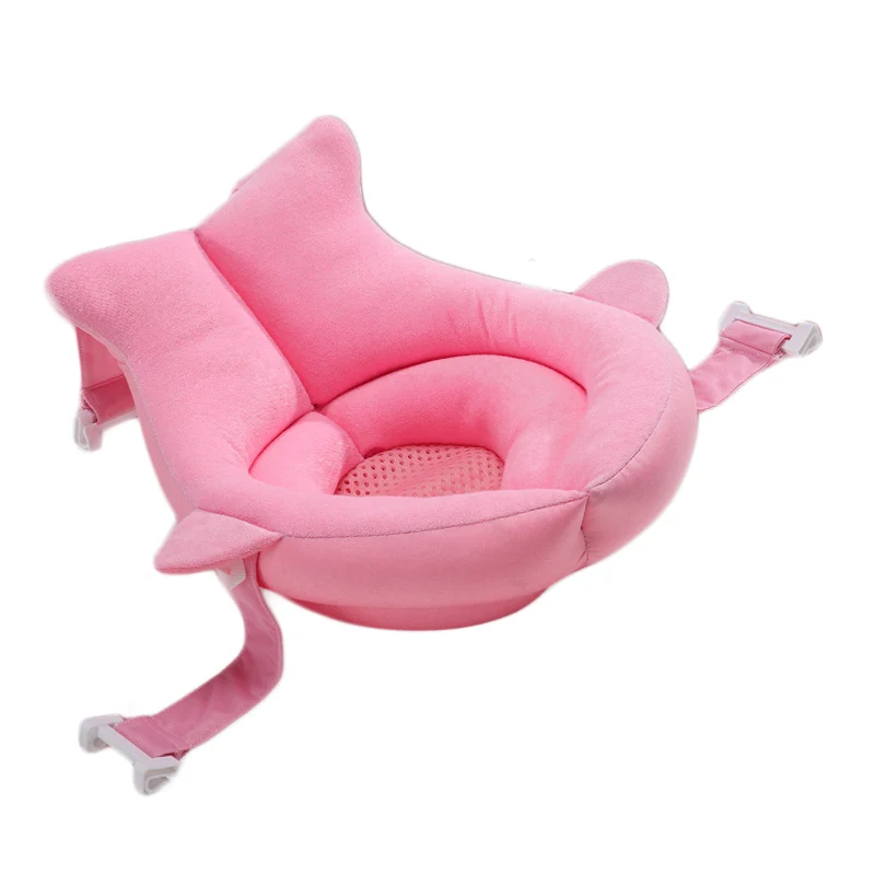 Портативная воздушная подушка для душа для малышей, Нескользящая подушка для ванной, губка, Коврик для ванны для новорожденных, новое сиденье для ванной