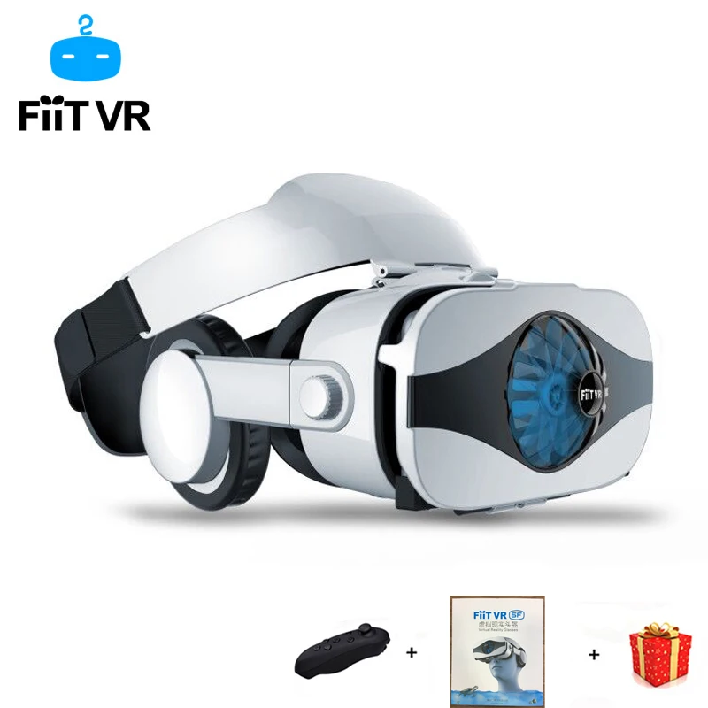 

Fiit 5F Helmet 3D VR Glasses Virtual Reality Headset For Smartphone Goggles Google Cardboard Casque Smart Phone Android 3 D Lens