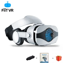 Fiit 5F шлем 3D VR Очки виртуальной реальности гарнитура для iPhone Android смартфон очки шлем Смартфон Android 3 D объектив