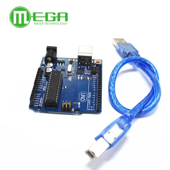 

1pcs UNO R3 MEGA328P ATMEGA16U2 Compatible 1pcs USB Cable 30cm