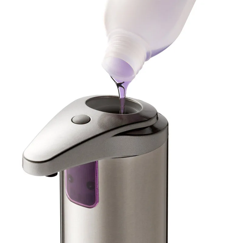 bathroom accessories stainless steel automatic soap dispenser