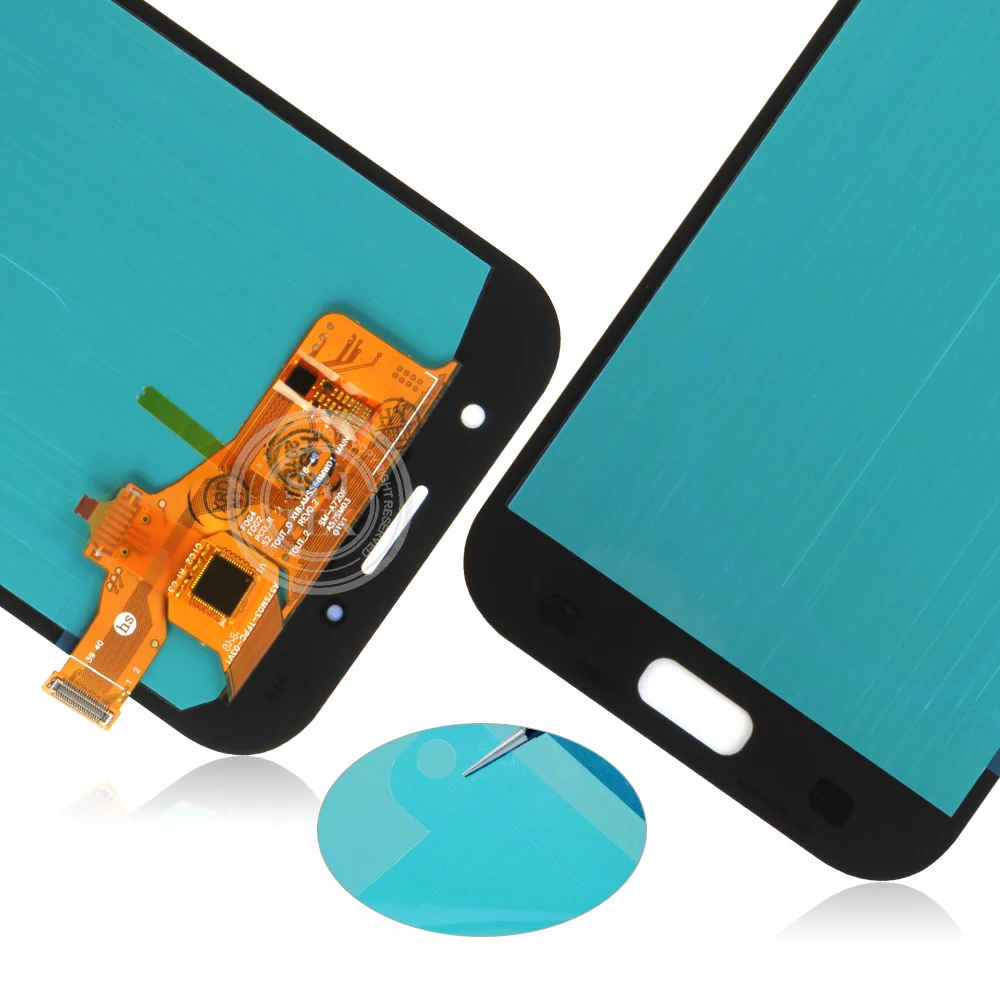 Дисплейный модуль с AMOLED матрицей для Samsung Galaxy A7 2017 A720 A720F A720M телефонный дигитайзер