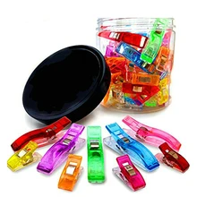 Bulk 100PCS/lot Sewing Clips Quilt Tools Patchwork Accessory Mix Colors Clamps Fabric Craft Holder for Women