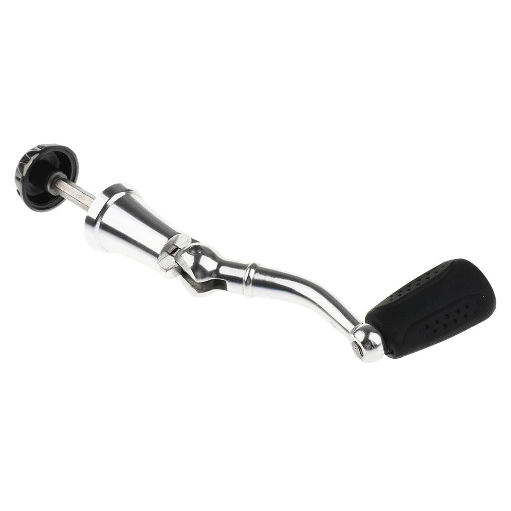 Fishing Foldable Power Handle Grip Rocker Arm for Spinning Fishing Reel Repair Parts Handle Nonslip Grip