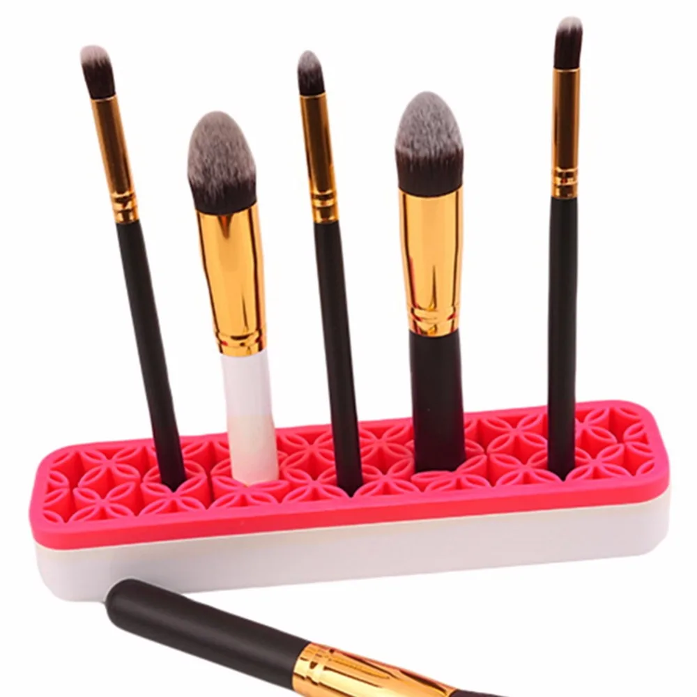 

1 PC Makeup Cosmetic Storage Box Jewelry Lipstick European Style Dresser Small Lipstick Make up Brushes Holder Display Stand