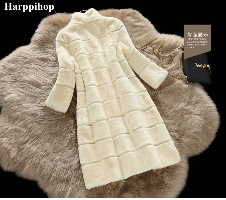 Большие размеры,, натуральный мех кролика Рекс, шуба, 11 цветов, Женская длинная дизайнерская зимняя теплая верхняя одежда, Женское пальто