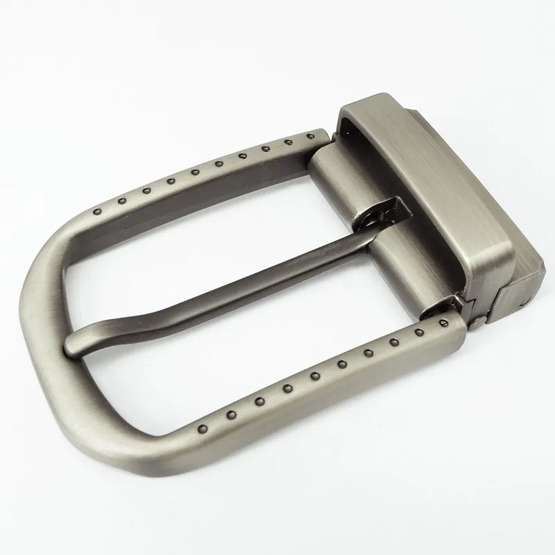 2pcs zinc alloy pin buckle belt head for men jeans cloth belt