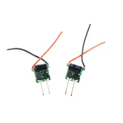 MR16 светодио дный драйвер 2pin DC12V (1-3) X1W низкого напряжения трансформатора 2 фута 300MA постоянного тока 1 Вт 3 Вт высокое Мощность лампы