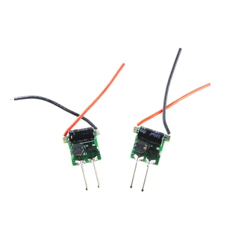 オンライン Mr16 Ledドライバ2ピンdc12v (1-3) X1w低電圧トランス2フィート300ma定電流1ワット3ワットハイパワーランプトランス5ピース