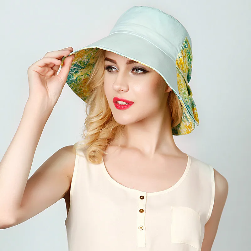 

Шляпа от солнца женская летняя уличная Складная модная Солнцезащитная Шляпа Пляжная Солнцезащитная шляпа от солнца с защитой от ультрафиолета модель H6890