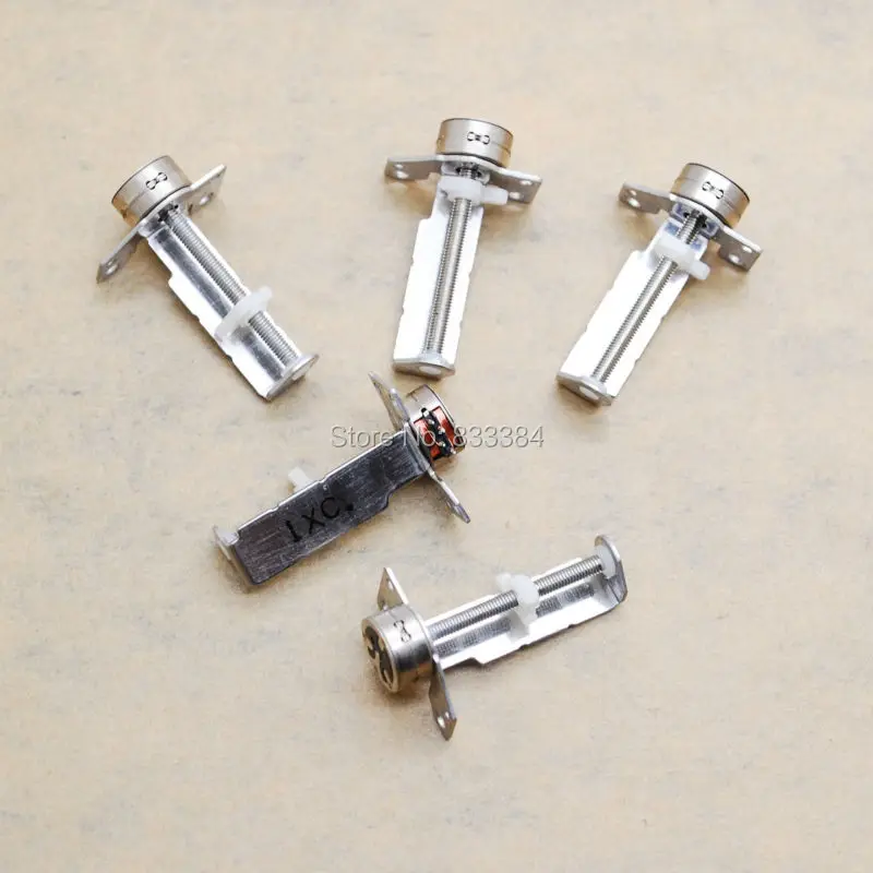 

Free shipping 50PCS Japan Sanyo 2 phase 4 wire Micro Stepper motor with rod table stainless stent 3-5V