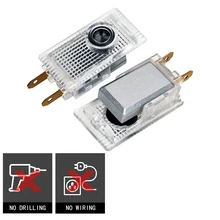 2pcs Car Logo Led Door Welcome Light W210 for Mercedes Benz Laser Projector Warning Light Courtesy Welcome Ghost Shadow Lamp 2pcs led door light for renault latitude talisman laguna espace door logo light projector ghost shadow welcome light laser lamp