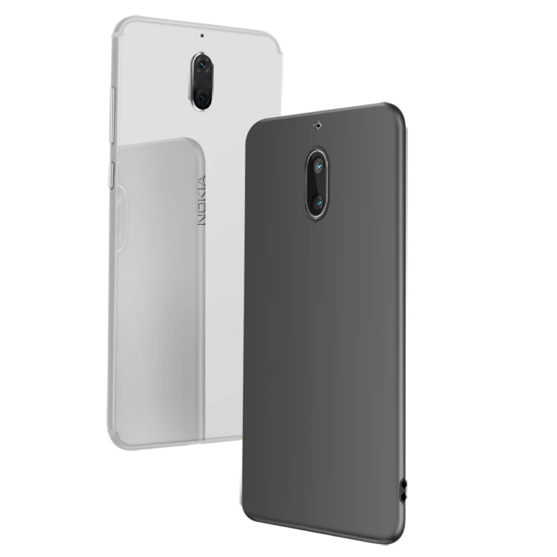 Jderv 2018 чехол для Nokia 6 1 2017 Мягкий силиконовый мягкий матовый телефона