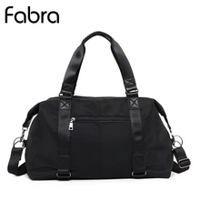 Водонепроницаемая дорожная сумка Fabra, многофункциональные дорожные сумки для мужчин и женщин, Складная Большая вместительная спортивная сумка на плечо, Черная