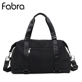

Fabra Waterproof Travel Bag Multi-function Travel Duffle Bags for Men Women Collapsible Large Capacity Duffel Shoulder Bag Black