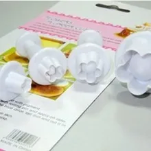 Помадка торт инструменты четыре цветок сливы Весенняя модель форма для печенья