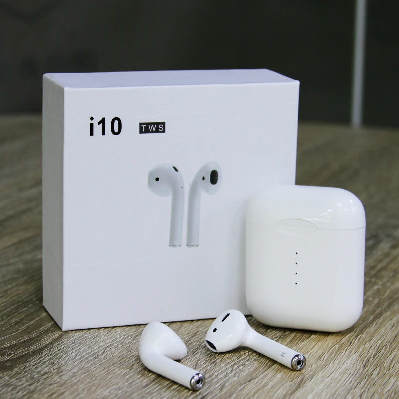 

New Updated Original i10 TWS Double Mini 1:1 Version Wireless Bluetooth 5.0 Earphones Touch Control Headset For Apple Android