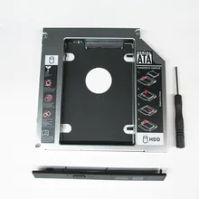 2nd жесткий диск SSD карман для жесткого диска для Dell E5400 E5410 E5420 E5500 E5510 E5520 ноутбук 12,7 мм