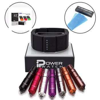 

EZ Filter V2 Tattoo Machine Pen with New Ipower Watch Power Supply and 100pcs Revolution Cartridge Needles Kits Tattoo Supply