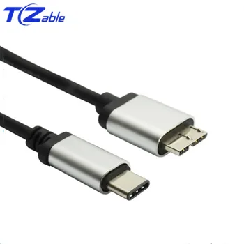 

USB C 3.1 Data Cable 10Gb Mobile Hard Drive Cables USB 3.1 Type C To Micro USB 3.0 B Male HDD Type C Extension Cord For Computer