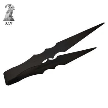 

SY 18CM Metal Shisha Hookah Charcoal Tongs Tweezers Water Pipe Sheesha Chicha Narguile Accessories Gadget Black