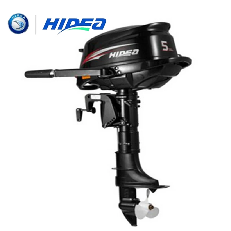 Hidea оптовые и розничные продажи с водяным охлаждением 4-ход 5 HP Судовой двигатель мотором лодок длинный вал