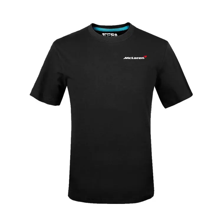 

Men's Summer solid colour Mclaren T-Shirt Jerseys O-neck tops regular T shirt