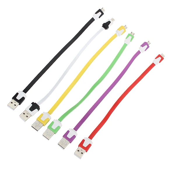  Small Short Micro USB V8 Interface Data Charge Sync Power Charging Cable For Huawei For Samsung For Mobile Phones Tablets  