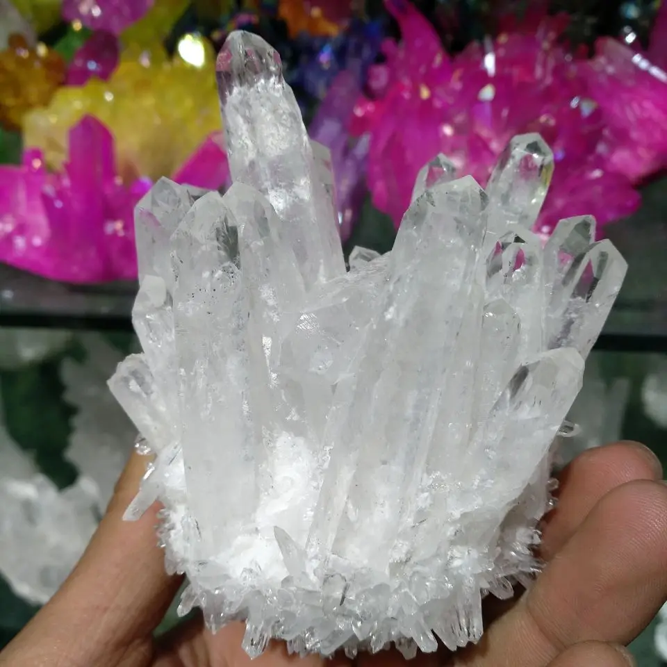 Apophyllite кварцевый кристалл Stilbite кластер 400 г Сталактит сталагмит