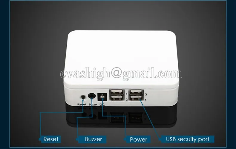 Portas de Controle Sistema de Alarme de Exibição de Segurança para Laptop Rato em Loja de Varejo Remoto Anti Roubo Macbook Computador Teclado Óculos 4 4 Kits de sistema de alarme