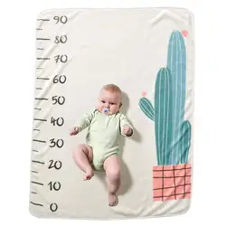Для новорожденных одеяло-Ростомер мультфильм фото фон Одеяло Обёрточная бумага Пеленальное Одеяло для фотографии