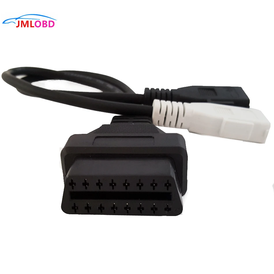 #*Cheap VAG Adapter For AUDI 2X2 OBD1 OBD2 Car Diagnostic Cable 2P+2P Fits Audi 2X2Pin to OBD2 16Pin Female Connector VAG COM