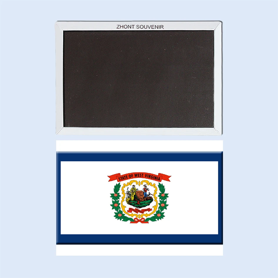 Украшения подарок горный штат Flag_of_West_Virginia магнит на холодильник 056|magnet flag|fridge magnet