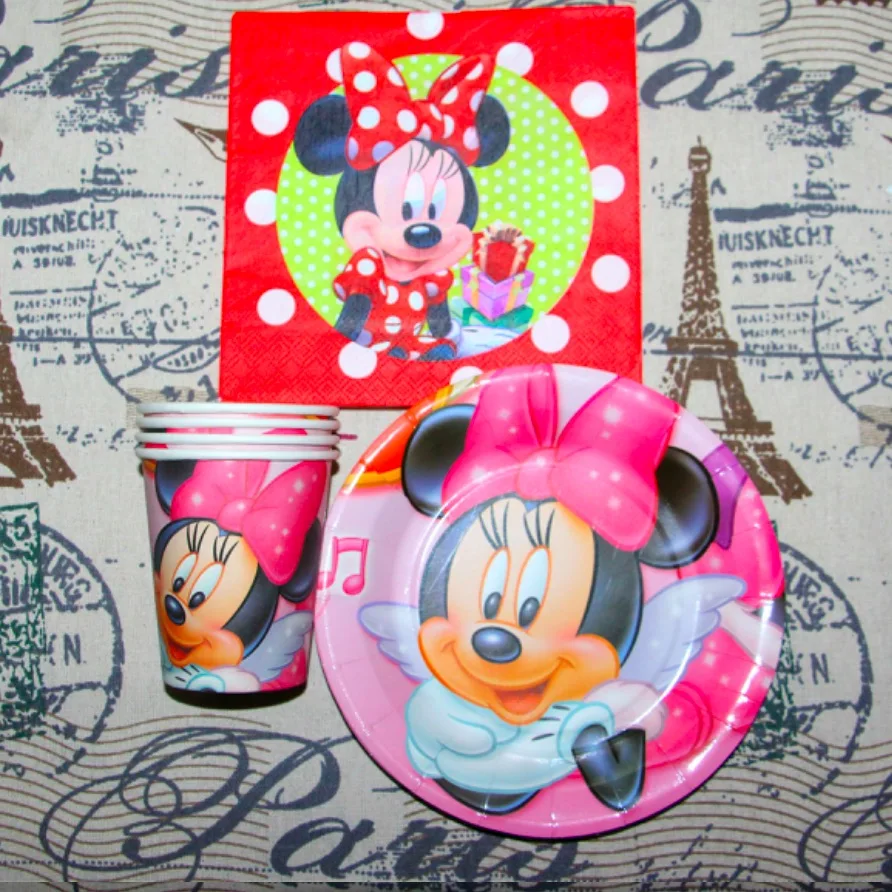 

60pcs/set 20 people kids birthday party decoration, boy event party supplies favor items for mickey mouse party