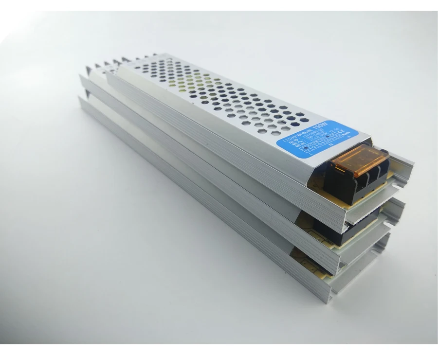 Ultra Thin LED Power Supply DC12V Lighting Transformers 150W 200W 300W AC200-240V Driver For LED Strip