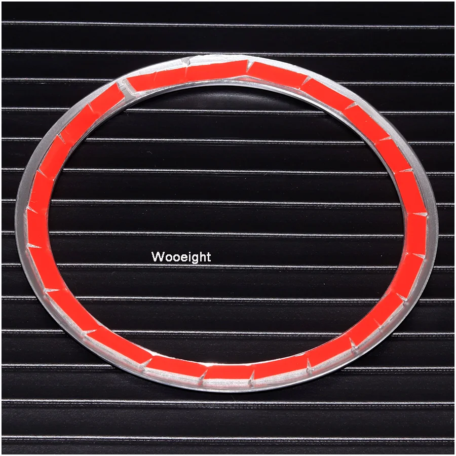 Wooeight 4Pcs ABS Chrome Car Interior Door Stereo Speaker Sound Trim Cover Decoration Ring For BMW 3 Series F30 F34 Sedan 2012-2015 (7)