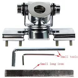 Антенна кронштейн RB-400 регулируемый угол Универсальный Серебряный зажим края для YAESU FT-7800R QYT KT8900 TYT TH9800 bj218 8900R автомобиля ради