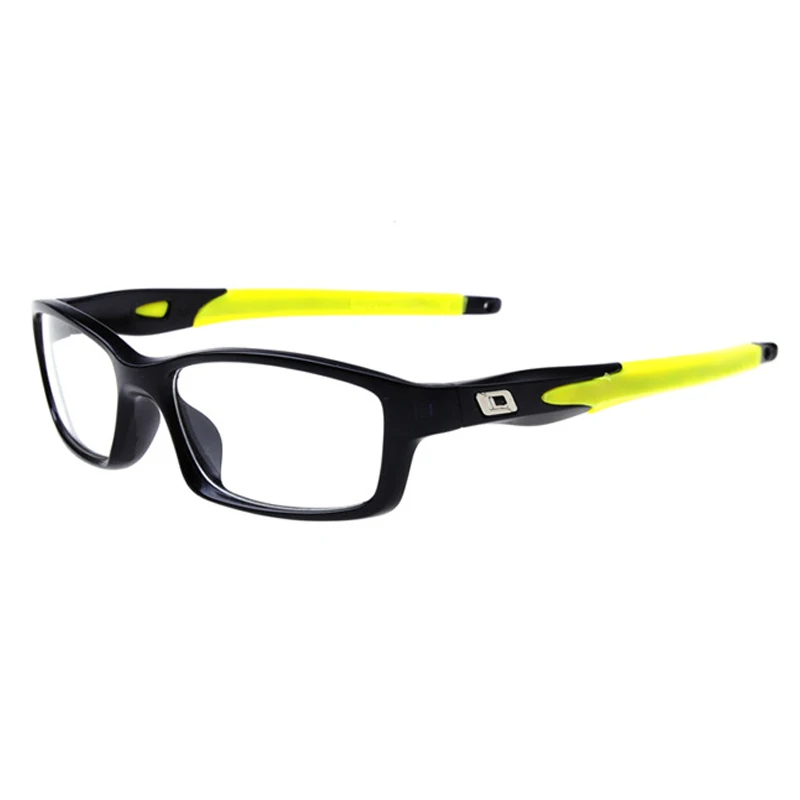 Мужские и женские силиконовые оправы для очков Cassic, цветные спортивные оптические простые очки Eeyewear 016 - Цвет оправы: Yellow