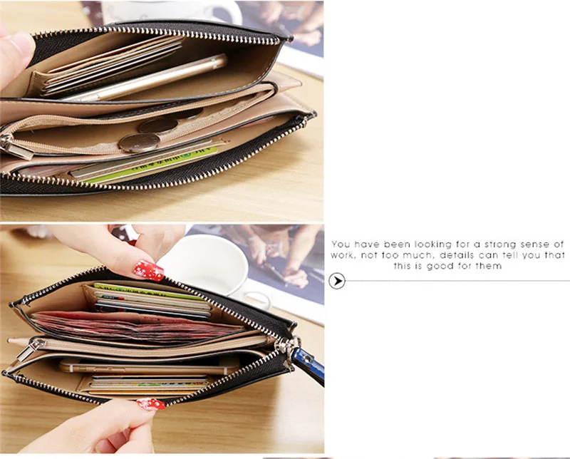 Women Long Zipper Wallet (19)