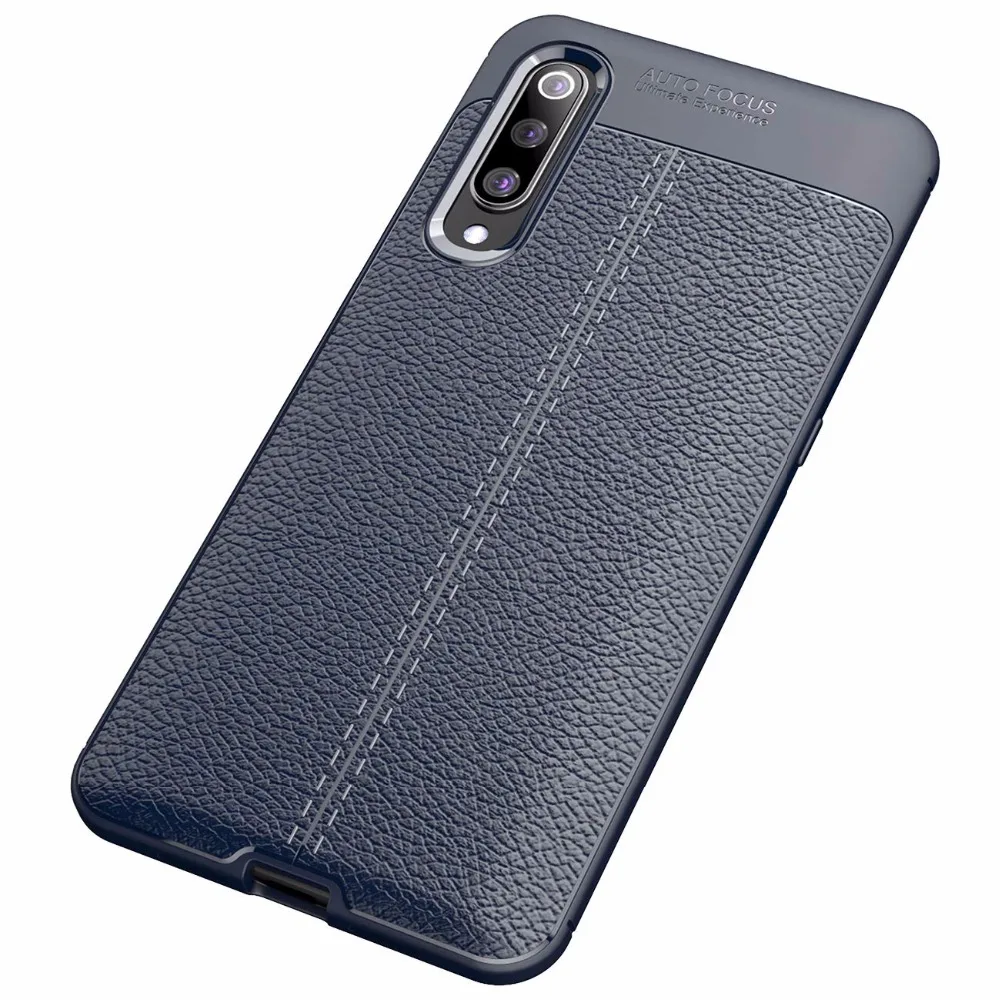 for Xiaomi Mi 9 Case Xiaomi Mi 9 Cover Bumper Shockproof Soft Leather Silicone Rugged Phone Case for Xiaomi Mi 9 SE Mi9