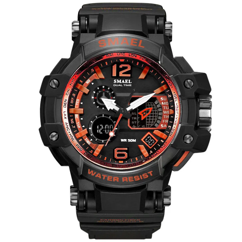Новинка SMAEL спортивные часы мужские цифровой светодиодный электронные часы резиновые кварцевые наручные часы# NN0311