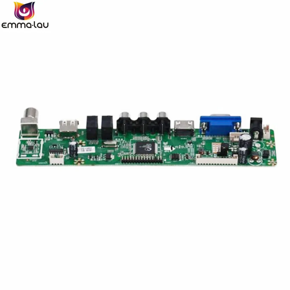 V29 Универсальный материнская плата lcd tv VGA/HDMI/VGA/AV/ТВ доступны ЖК-дисплей ТВ драйвер платы Поддержка 8-42 дюймов LVDS Экран