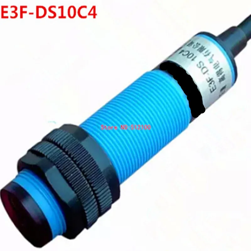 

free shipping 10pcs E3F-DS10C4 NPN the photoelectric switch three lines normally open Diffuse specials
