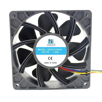 

NANILUO Free Shipping!Wholesale QFR1212EHE 12038 120*120*38mm fan 12v 1.5A Cooling Fan for BTC BCH SBTC UBTC miner fan
