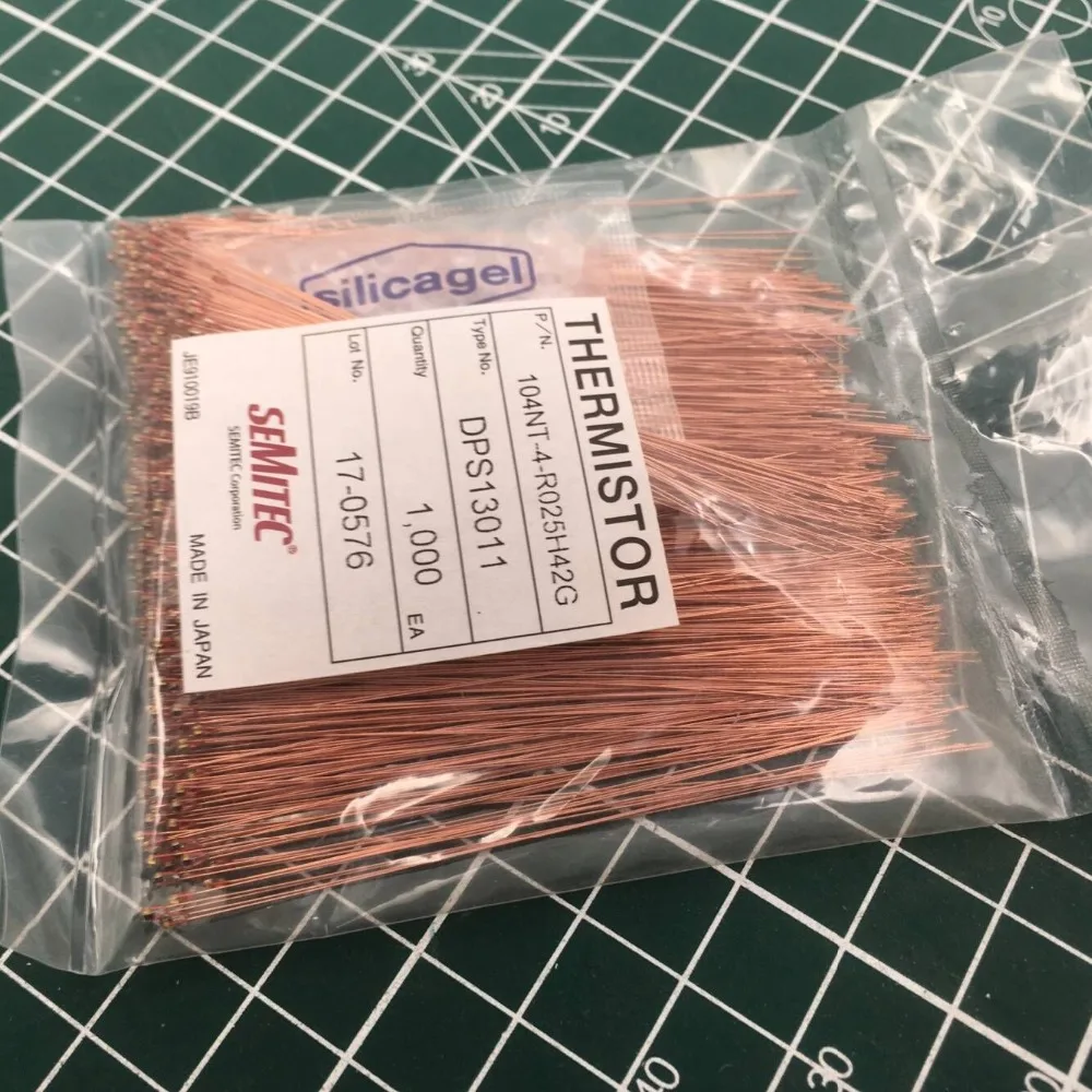 

Semitec 104NT-4-R025H42G Thermistor(replace for 104GT-2 Thermistor for Reprap Prusa 3D Printer Extruder HotEnd