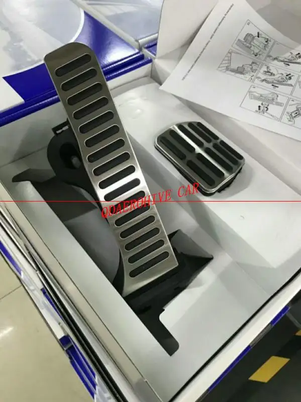 Qdaerohive Ori Aluminum Stainless Steel Pedal Covers Set For Volkswagen